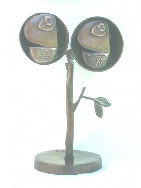 Bronze Birds in Tree
