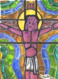 Jesus Stained Glass