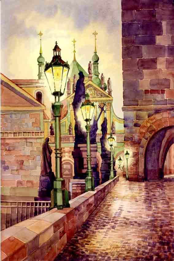 Charles Bridge lamp