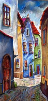 Old Prague street